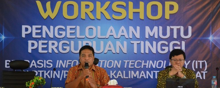 LPM IAIN Pontianak Inisiasi Workshop Pengelolaan Mutu Perguruan Tinggi Berbasis IT bagi PTKIN/PTKIS Se-Kalimantan Barat