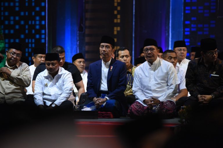 Malam Santriversary, Presiden Jokowi: Keutuhan Indonesia Tak Lepas dari Peran Ulama dan Santri