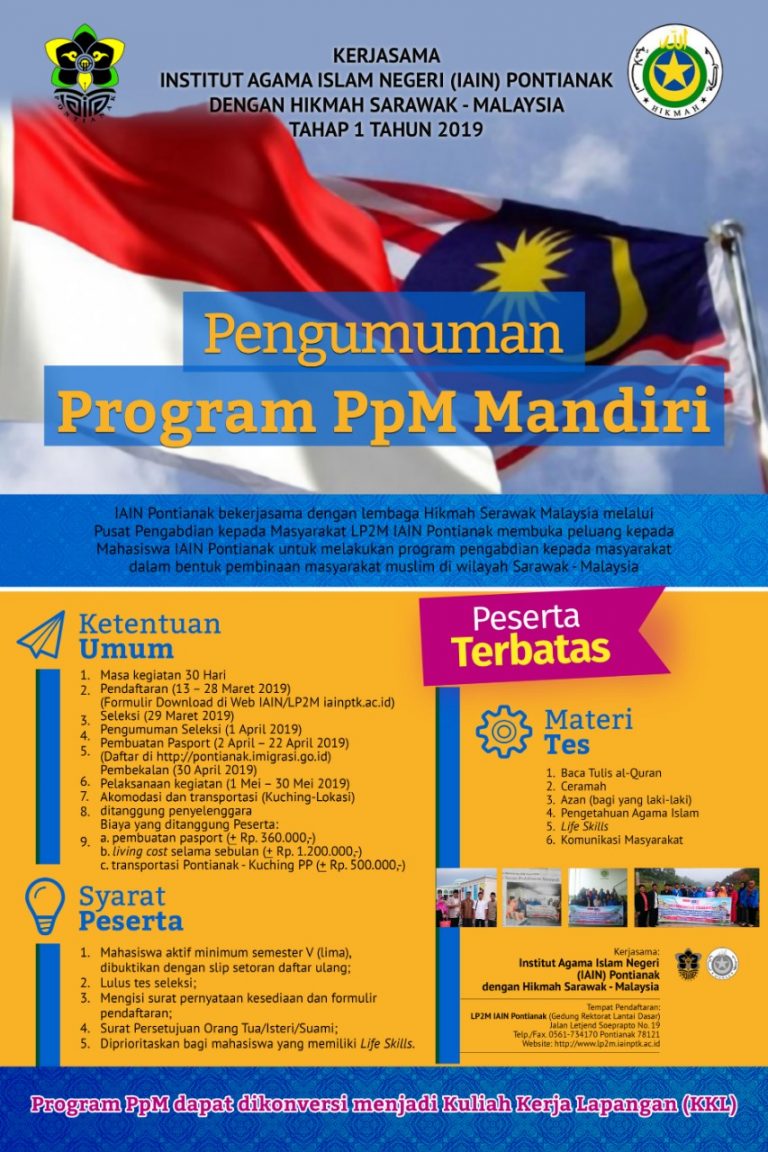Proses Pendaftaran PPM Mandiri di Sarawak Malaysia Bagi Mahasiswa Tahun 2019