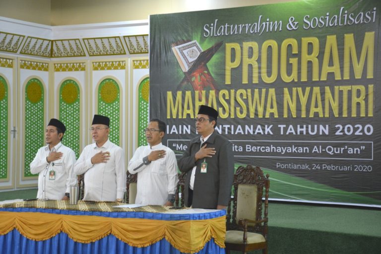 Rektor IAIN Pontianak Launching Program Mahasiswa Nyantri (PMN)