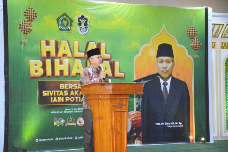 Halal Bihalal, Rektor IAIN Pontianak Sampaikan 4 Pilar Program Kerja