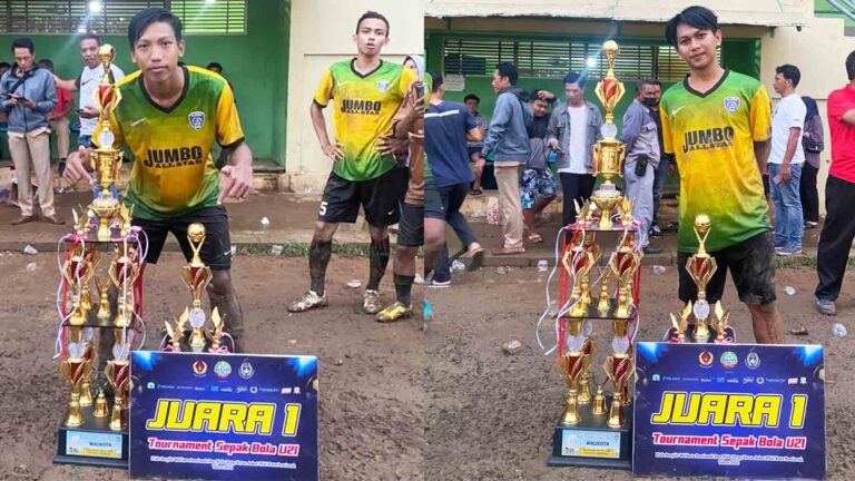 Dua Mahasiswa IAIN Pontianak Juara 1 Turnamen Sepakbola Piala Walikota Pontianak U21