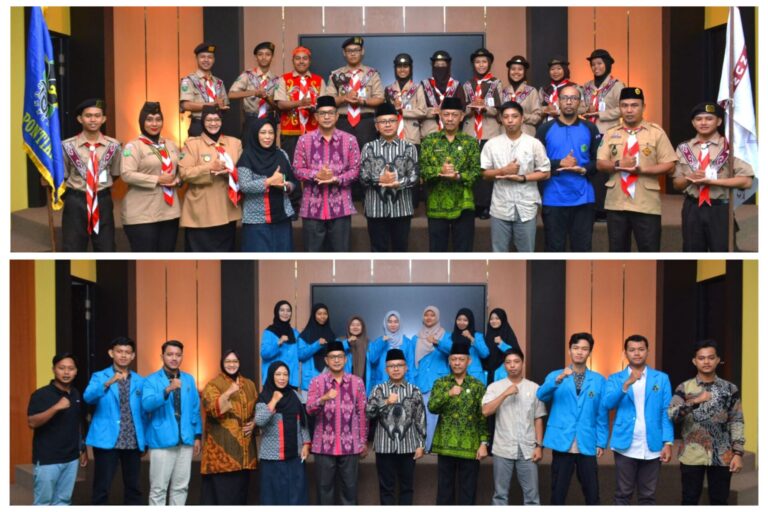Rektor IAIN Pontianak Lepas 2 Kontingen Mahasiswa ke Gorontalo dan Malaysia